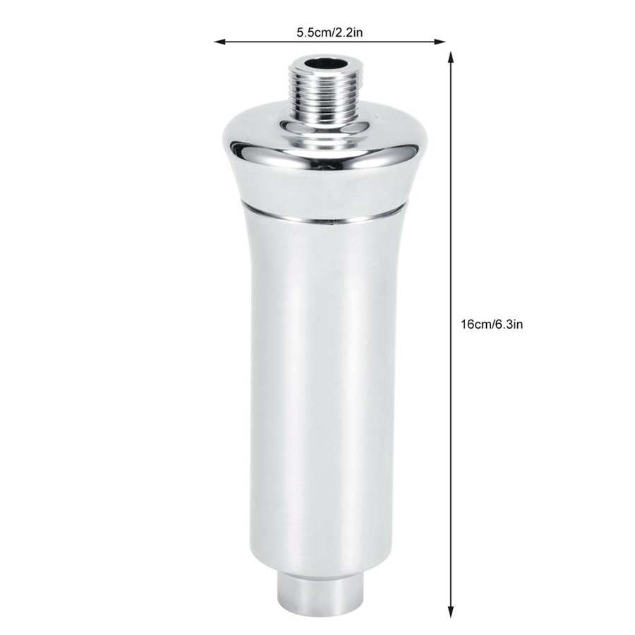 Filtro de ducha de baño fino de 15 etapas purificador de agua para la entrada de agua del baño del hogar G1/2 accesorios de ducha de baño