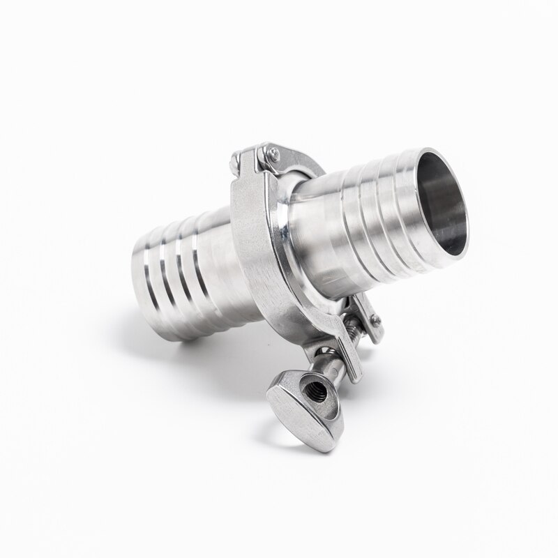 Tri Clamp Hose Barb Adapter Stainless Steel 304 Ferrule Sanitary Pipe Fittings Tri Clover