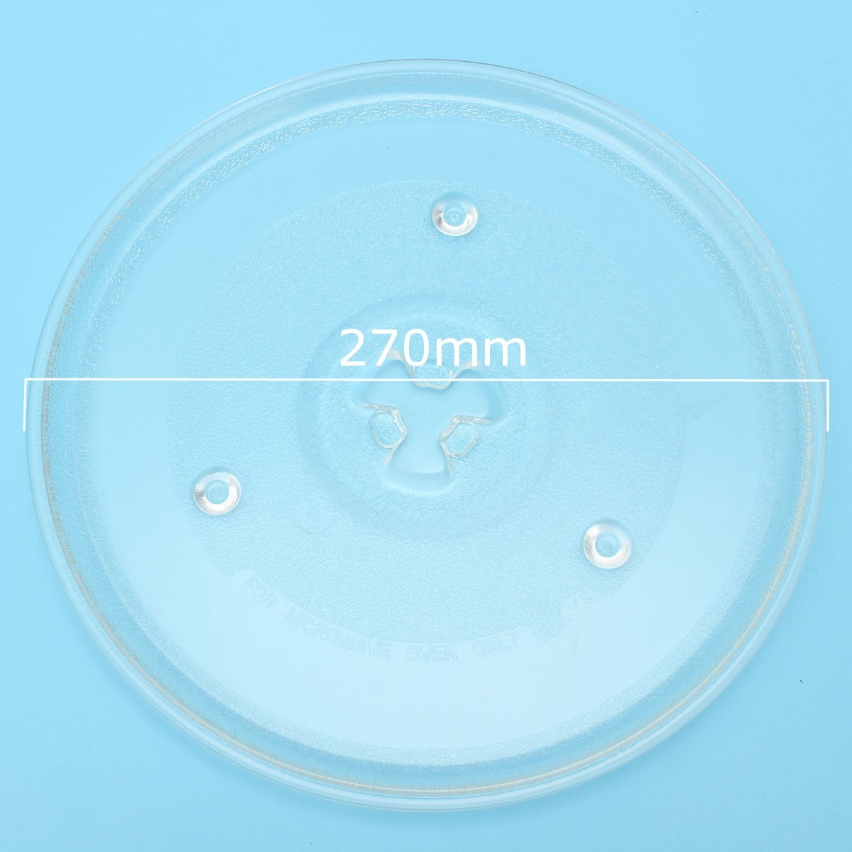 270mm Universal Clear Microwave Oven Glass Turntable Replacement Glass Disc Tray Round Plate Tray Thicken