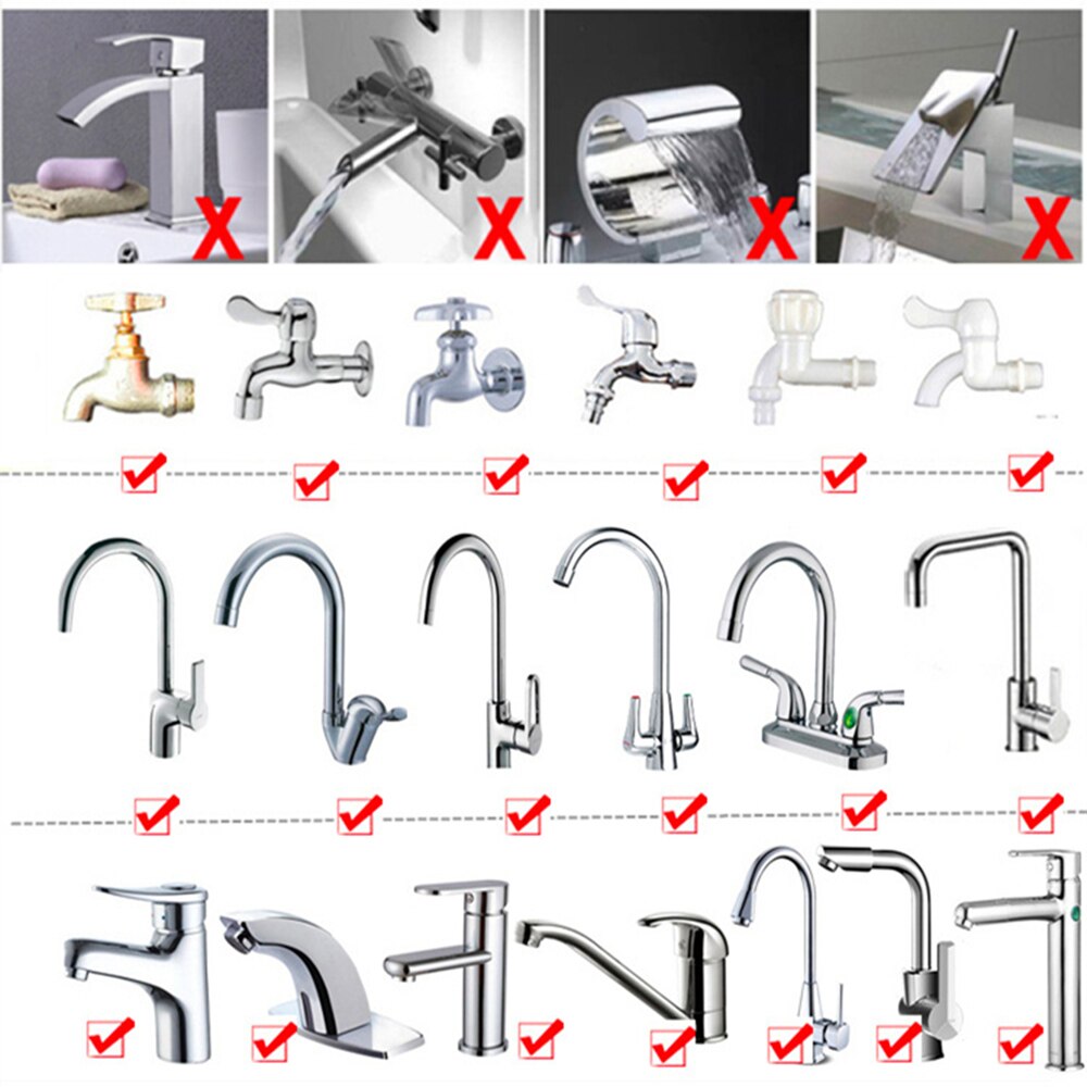 360 Graden Roterende Kraan Extender Water Tap Belu Grandado 9184