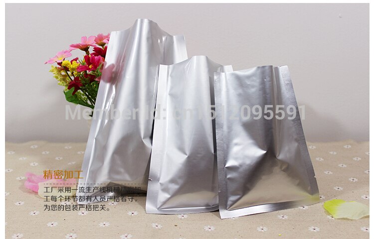 100 Stück Selbstversiegelnde Alufolien-Beutel 7,5x10 Cm – Vakuumierbar, Für Lebensmittel, Kaffee, Nüsse, Schmuck