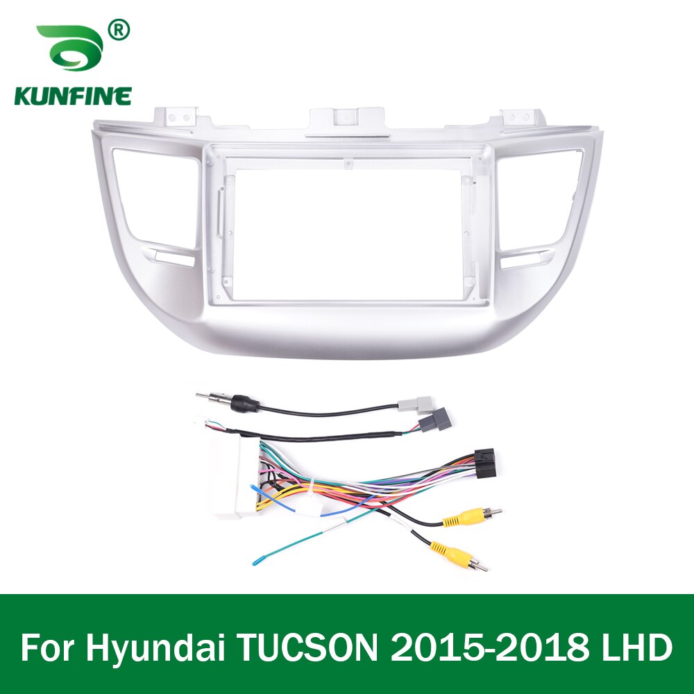 Car GPS Navigation Stereo For Hyundai TUCSON 18 Radio Fascias Panel Frame Fit 2Din 9 inch In Dash headunit screen