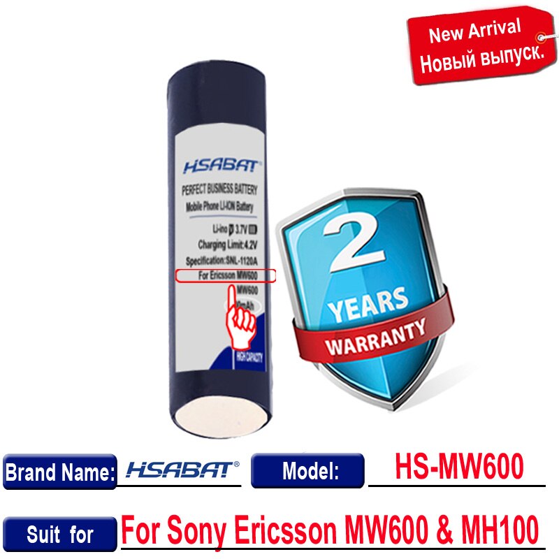 CS-SMW600SL Akku 250mAh – Kompatibel Mit Sony MH100 Und MW600, Ersetzt GP0836L17