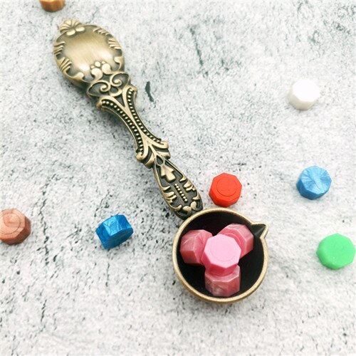 Roestvrij Stalen Lepel Wax Seal Lepel Voor Smelt Wax Gesmolten Ontbinden Wax Lepel Diy Craft Anti Wax seal Stempel Lepel: S021