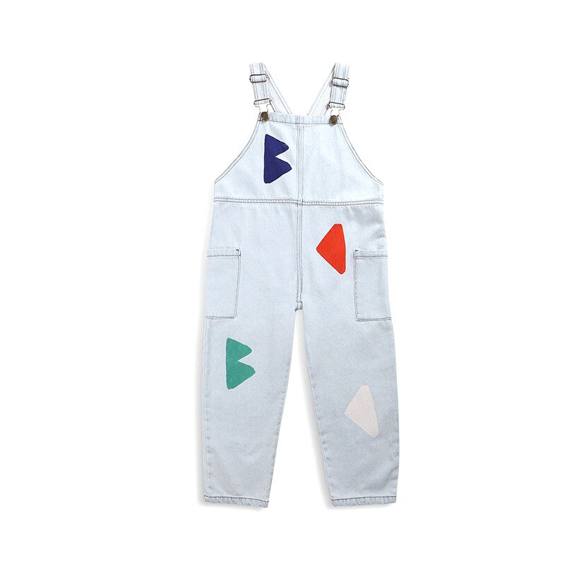 Denni – salopette en Jean pour petites filles, printemps été 2022: 18-24M(90)