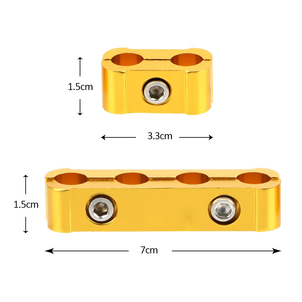8mm 9mm 10mm Diameter Divider Organizer Divider Clamp Kit Engine Spark Plug Wires Separator Car Replacement 3PC Universal
