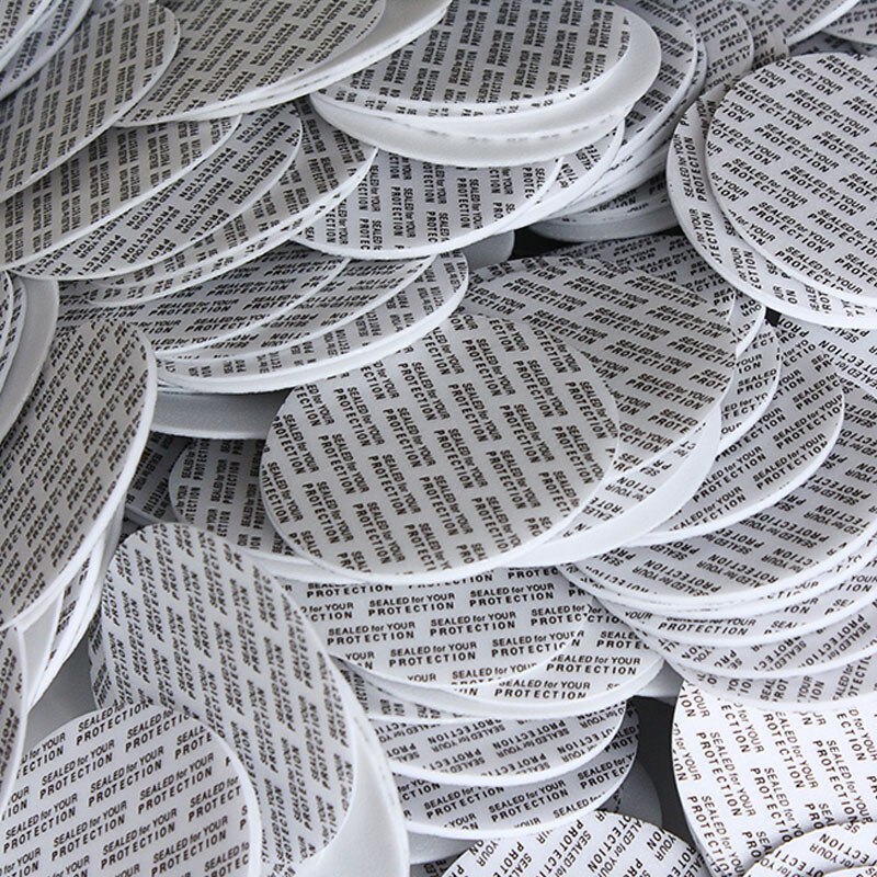 300Pcs 20Mm-101Mm Zelfklevende Foam Drukgevoelige Seal Cap Voering Fraudebestendige Zeehonden Liner voor Cosmetische Jar Fles Pot