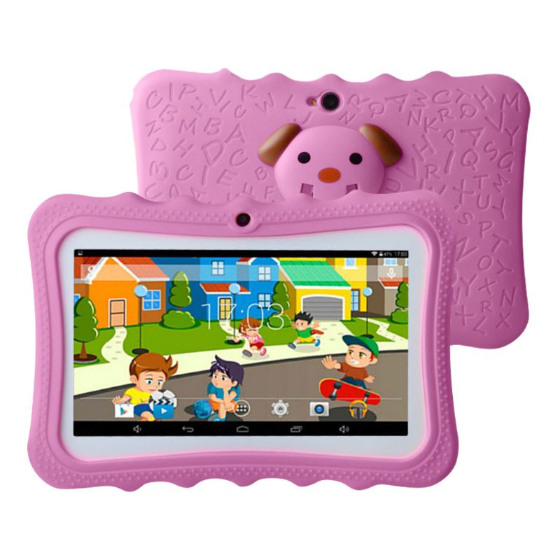 7 Inch Kids Tablet Met 1Gb R-Am 16Gb Opslag Veiligheid Oogbescherming Ips Scherm M0XB