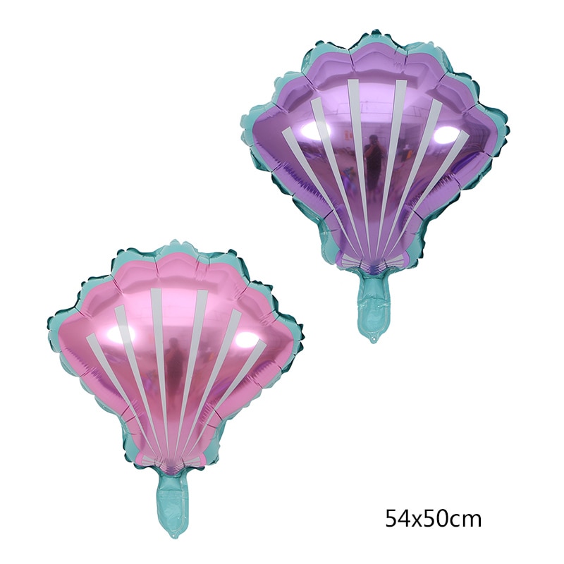 Ballons en queue de sirène gonflable en aluminium, 85cm, 2 pièces, décorations de fête d'anniversaire, fourniture pour enfants, petite sirène, 85cm, 2 pièces