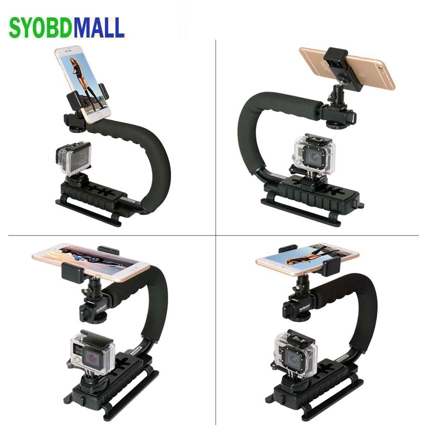 Slr Camera Hand-Held Stabilisator U-Vormige Dv Handheld C-Vormige Beugel Kan Voor gopro Action Camera Mobiele Telefoon Dv Dashcam