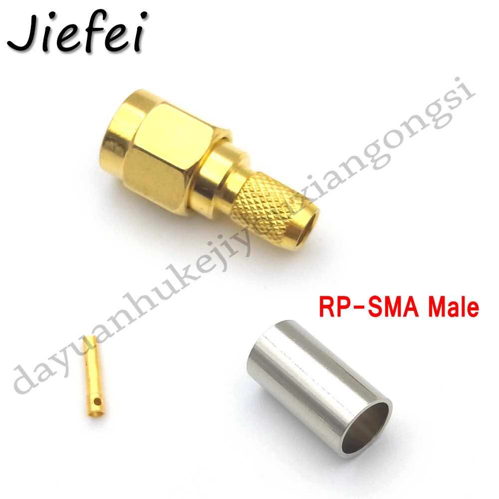 5/10 STUKS RF Connector Sma Stekker/RP-SMA Mannelijke Jack Crimp (RG58 LMR195 RG142 RG400 RG223) of (RG174 RG316 LMR100) kabel: RG58 RP SMA Male / 10 PCS