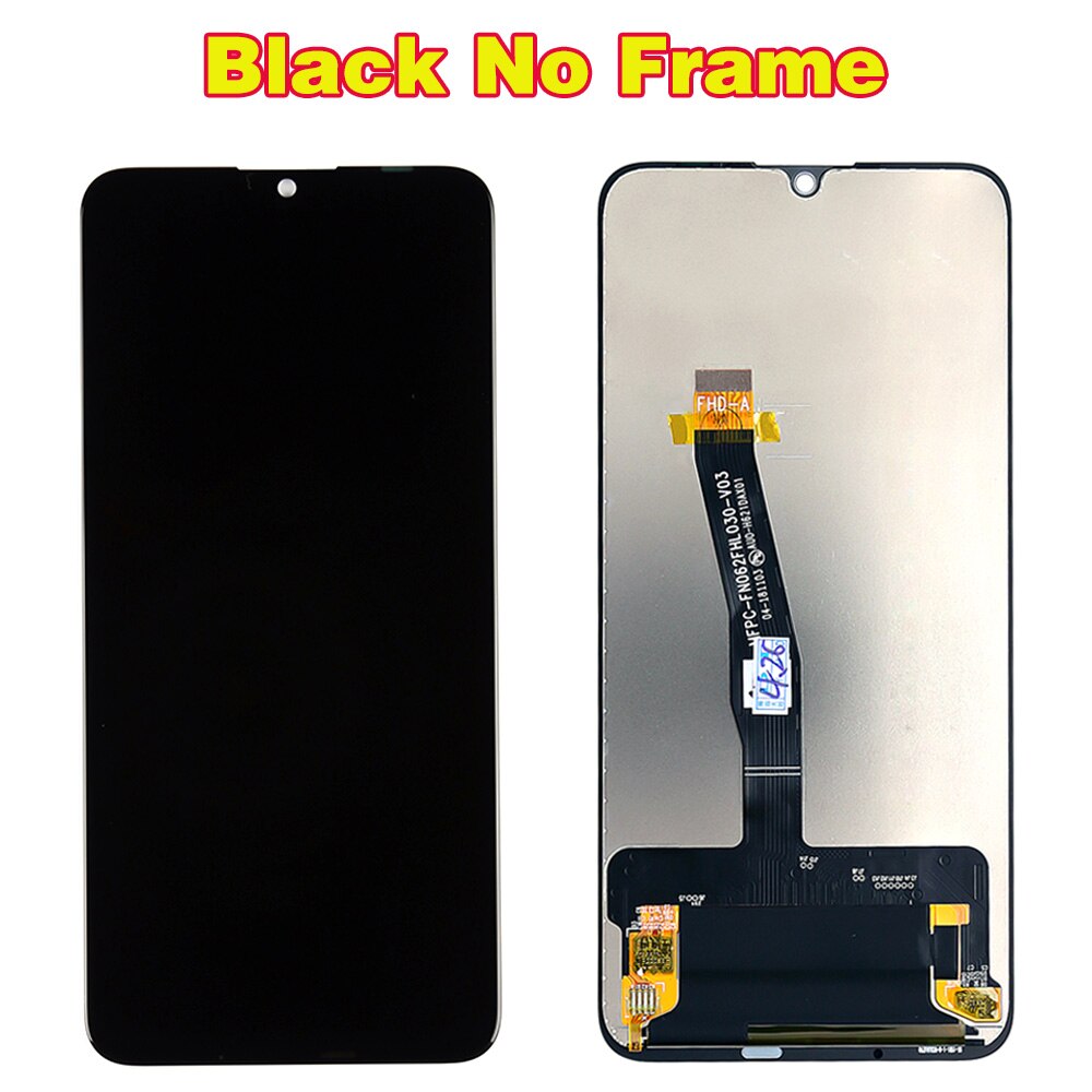 Ensemble écran tactile LCD avec châssis, pour Huawei P Smart L21 LX3, AAA,: Black Without Frame