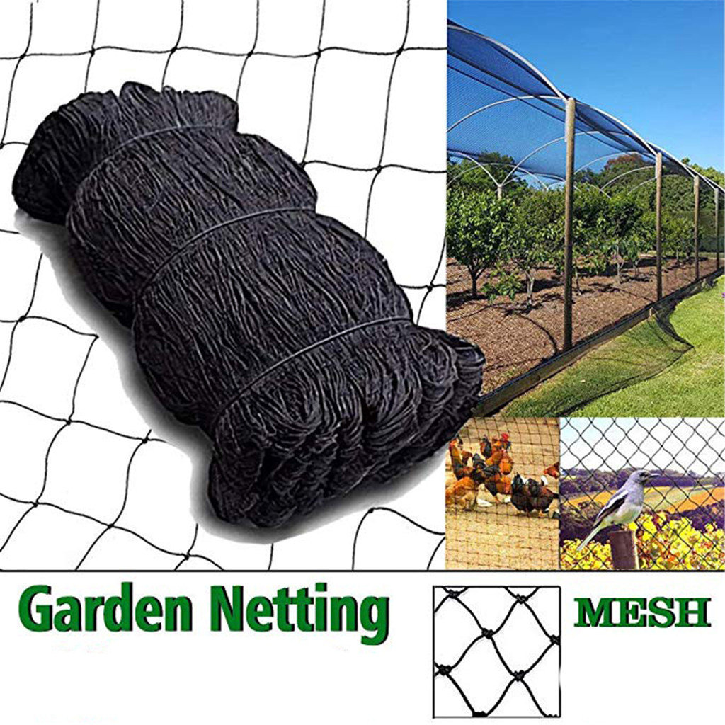 Garden Netting Pe Easy Install Anti Bird Pigeon Chicken Heavy Duty Yard Multipurpose Farm Mesh Plants Climbing Poultry