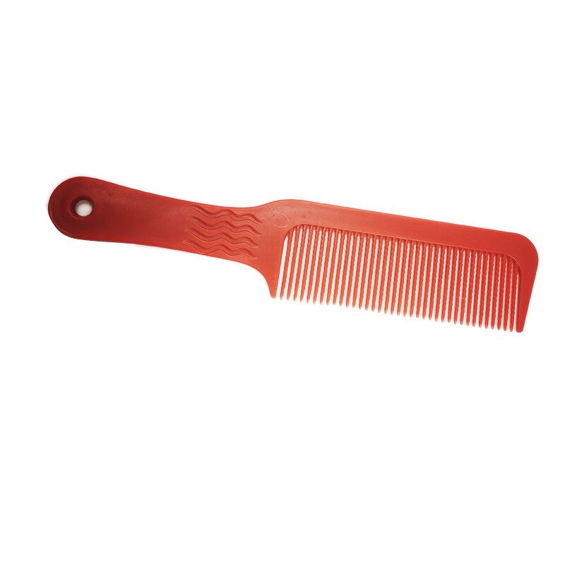 Peine Antiestático de carbono para peluquería 3D, Mango antideslizante, para peluquero: Red