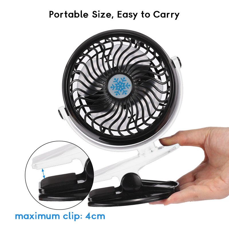 Summer Portable usb Mini Fan Small Flexible Handy Usb Charging Fan Noiseless Rotate 360 Degree Desktop Clip Electric Sleep Fans