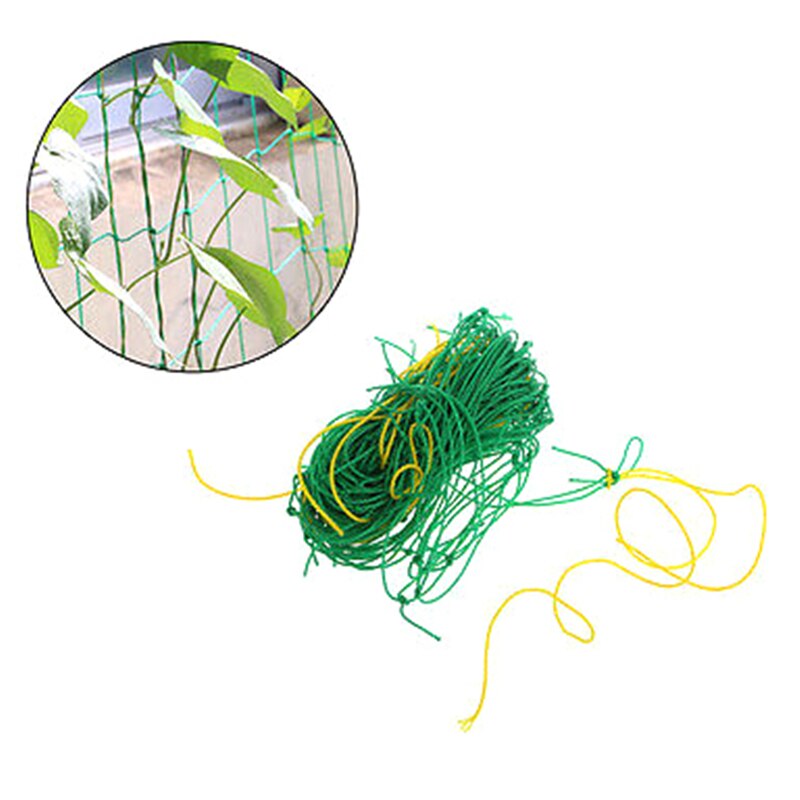 Suministros de jardinería 1,8 m x 0,9 m valla de jardín de Nylon de celosía de apoyo neto escalada de red para planta de fruta de melón de la gloria de la mañana de mimbre neto