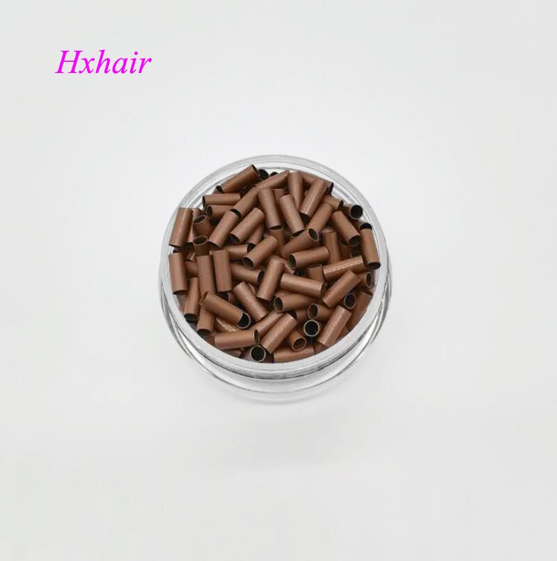 -1000 stks 2.8mm Koperen Buis Micro Ringen/Links Kralen/Zwart D-Bruin Bruin L -bruin Blond