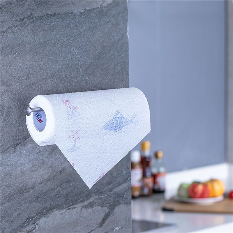 Roestvrij Staal Verticale Gediversifieerde Papier Handdoek Houder Wall Mount Papier Houder Magazijnstelling