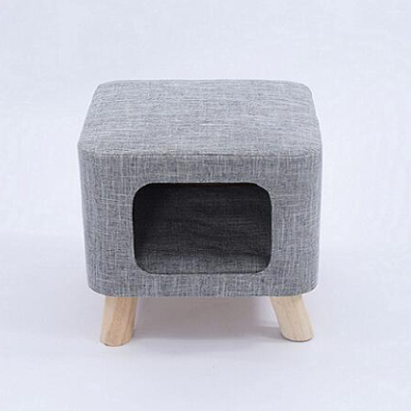 Taburete moderno Para casa de gato, cueva, estera suave Para las cuatro estaciones, asiento portátil Para mascotas, Casitas Para Gatos, CHATE Lit, mascotas, accesorios de Gatos