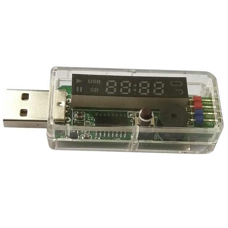 USB Watchdog USB Adapter Watchdog Card LED Screen Automatic Loop Operation for Bitcoin BTC Miner