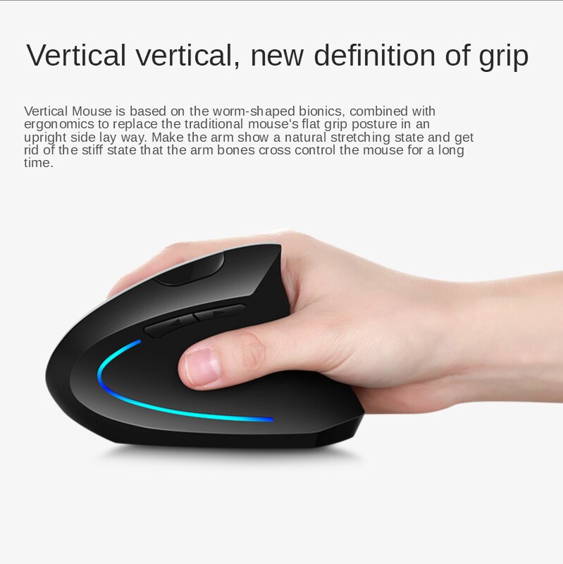 H1 vertical mouse 2.4G wireless mouse computer notebook desktop USB wireless gaming mouse for PC laptop