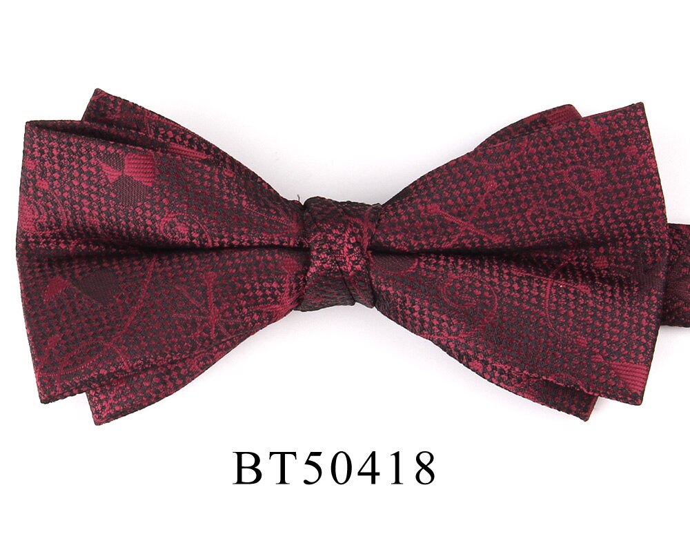 Pajarita Floral para hombre y mujer, corbatas de Cachemira para adulto, trajes para hombre, pajarita para , boda, pajaritas con patrón de animales: BT50418