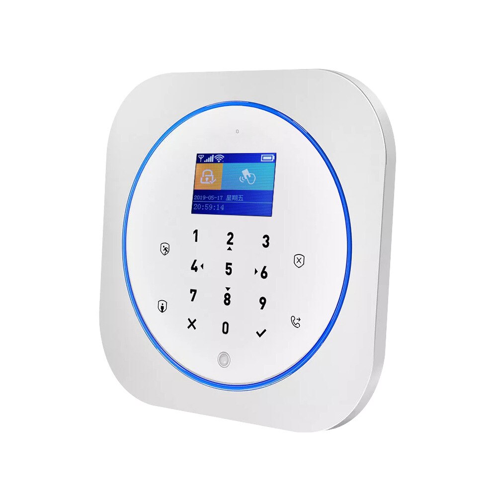 Tuya Smart WIFI D'alarme Antivol GSM Chinois Anglais Espagnol Russe 11 langues