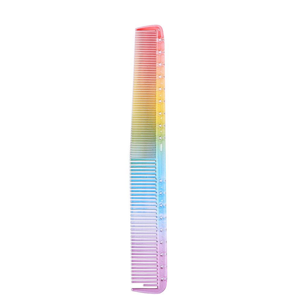 Anti-Statische Regenboog Kam Haarborstel Dubbele Hoofd Verstrikt Kam Hair Styling Tool: 3