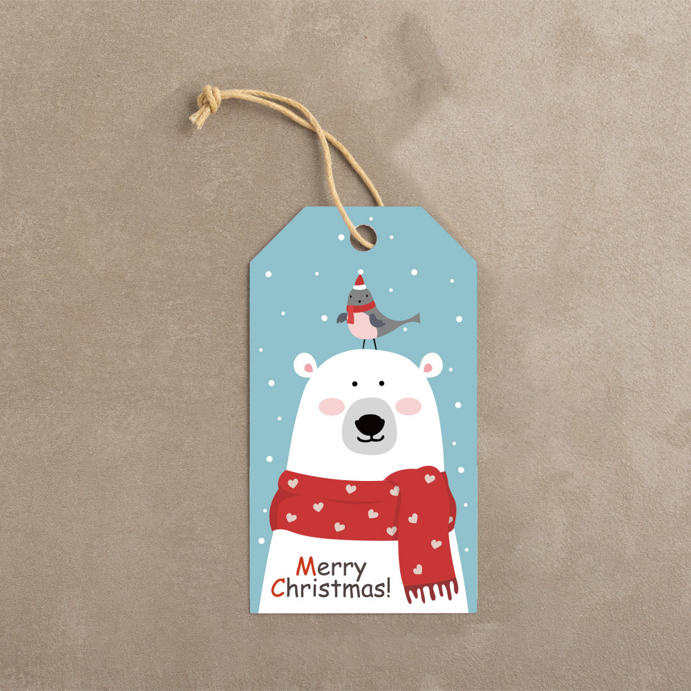 50 stk. fine mærker til juletræet, kort til etiketter, gør-det-selv julepakkeindpakning, forsyninger til små virksomheder 4*7cm: Qy1684-50 stk