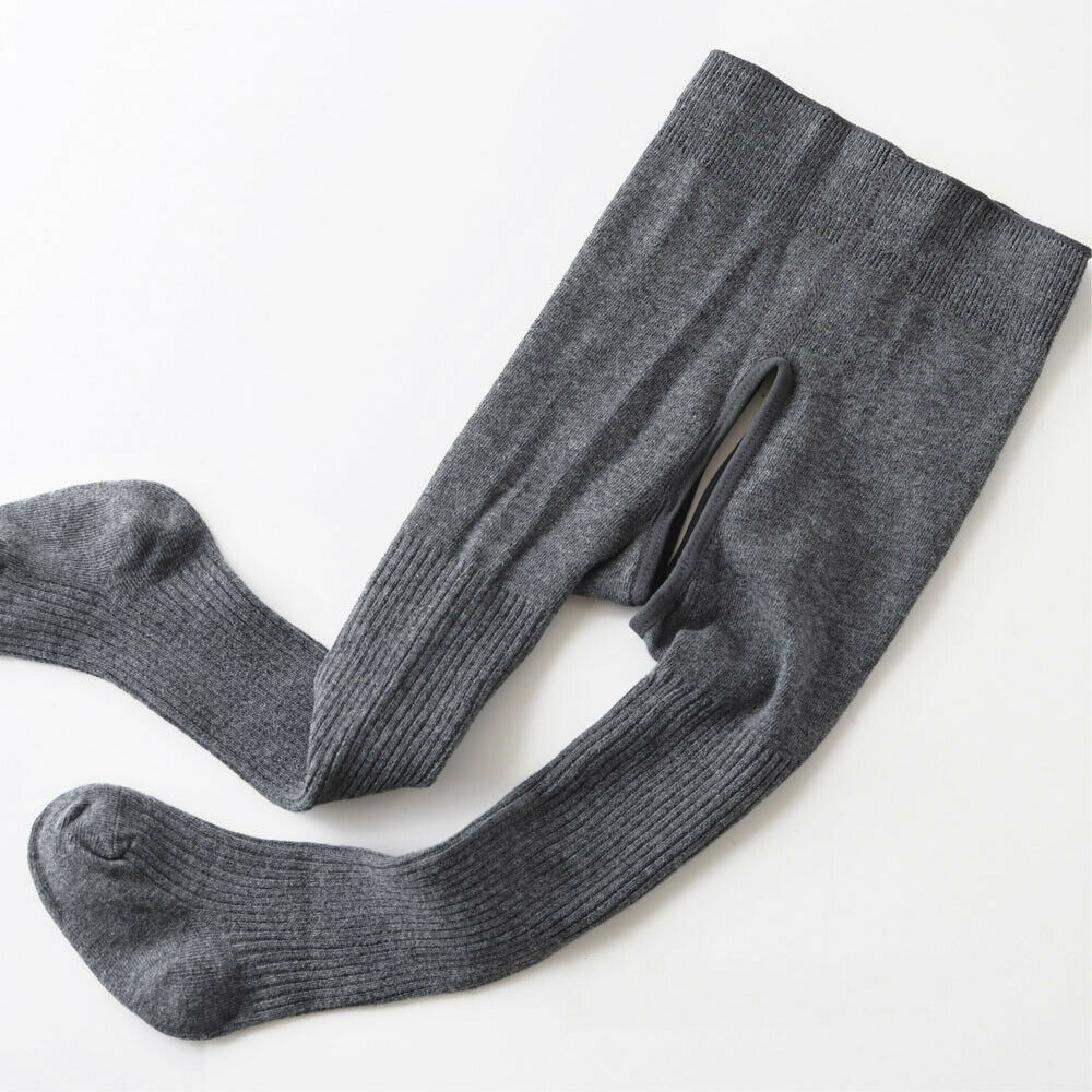 Leuke Baby Meisjes Panty Peuter Kids Panty Kousen Gestreepte Kinderen Panty Katoen Warm Panty Panty Voor Jongens S-XL 0- 4T: Dark Grey / XL for 2 to 4 Years