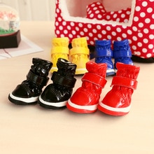 Bottes de neige imperméables pour chiens | Bottes d'hiver pour petits chiens teckel Pitbull Terrier chat d'animaux, directe magasin , Lot 4 de chaussures d'animaux