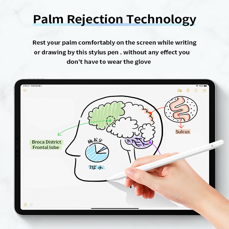 Palm Rejection Smart Pen For Stylus Apple Pencil For iPad Pro 11 12.9 For Stylus Touch Pen For iPad Air 3 10.2 mini 5