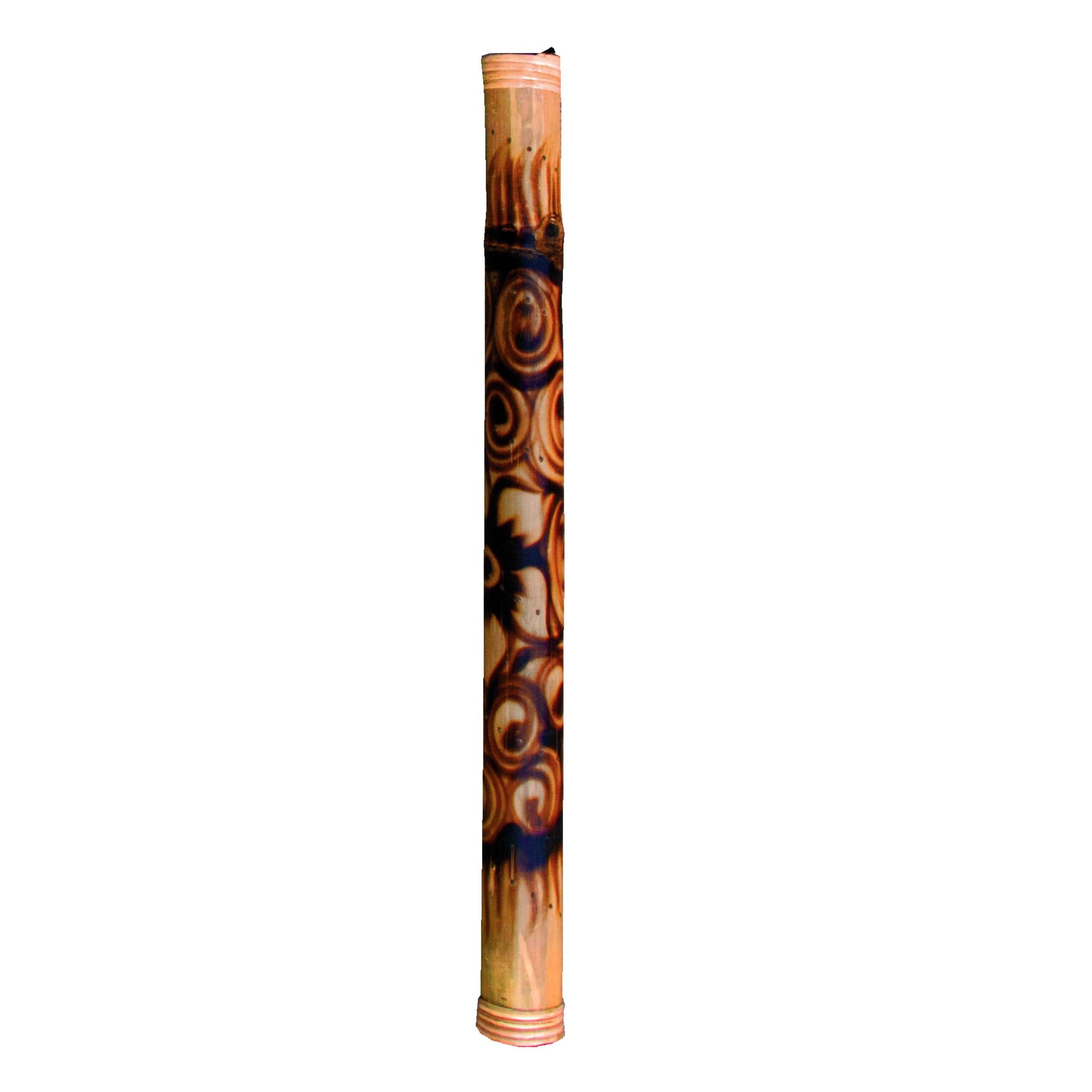 Terre rainmaker rainsticks made of bamboo paint or burned 60cm or 80cm: 60cm burned with bag