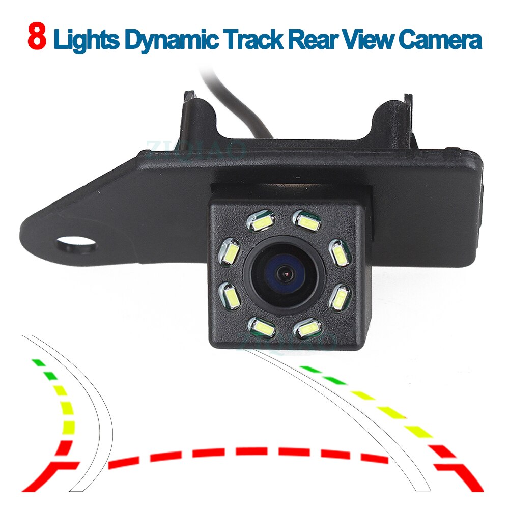 ZIQIAO pour Mitsubishi ASX caméra de recul de stationnement dédiée HS054: 8 LED dynamic track