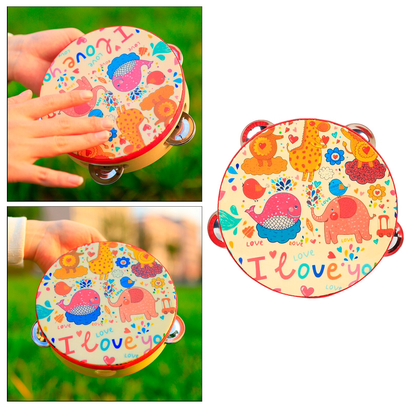 Musical Instrument Hand Drum Percusion Diameter in 6 Inch