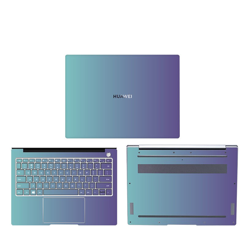 Full Body Cover Skins for HUAWEI MateBook D 14 D 15 Gradient Vinyl Decal Laptop Sitcker for HUAWEI MateBook D 15 Protective Film: MateBook D 14 2019 / Option 3