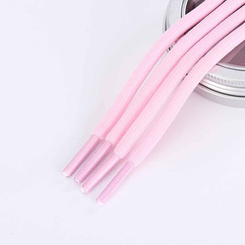 Leucht schnürsenkel 0,5 CM deutlich Leuchtstoff Schnürsenkel glühen in Der Dunklen Nacht Runde Schnürsenkel Sneaker Schnürsenkel Schuhe: Rosa / 160cm