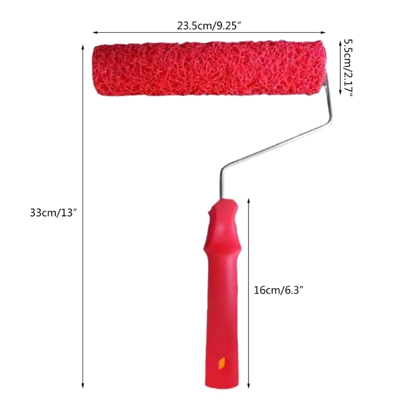 Wall Brush Putty Roller Texture Pattern Roller Brush Drywall Compound Roller for Smooth Plastering Construction Tool