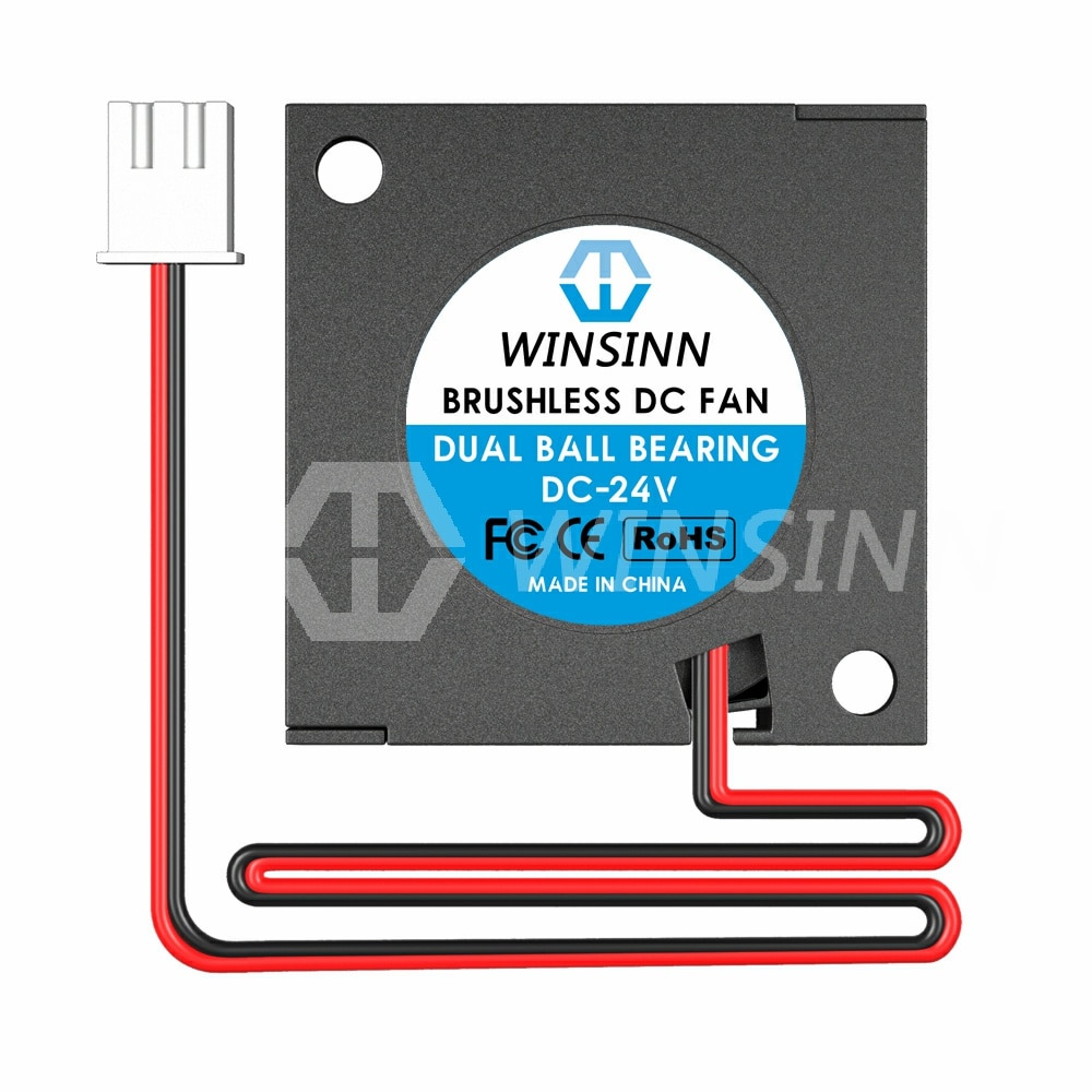 WINSINN 3010 30mm Ventilatore DC 5V 12V 24V Idraulico/Doppio Cuscinetto A Sfere Brushless Turbina di Raffreddamento turbo 30mmx10mm 2spillo