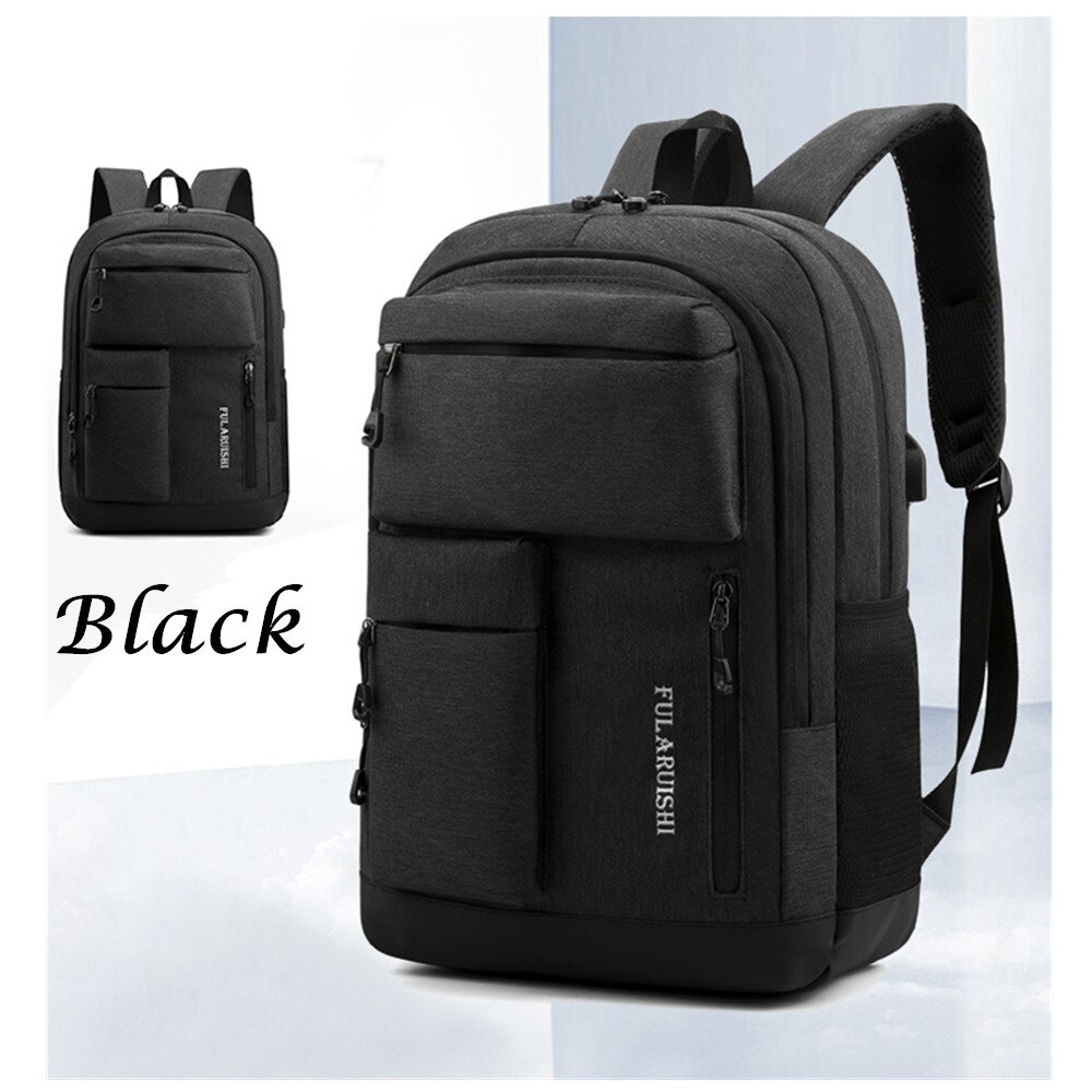 Campus schoolbag leisure computer bag high school student retro men and women backpack: FS-FL1916-b