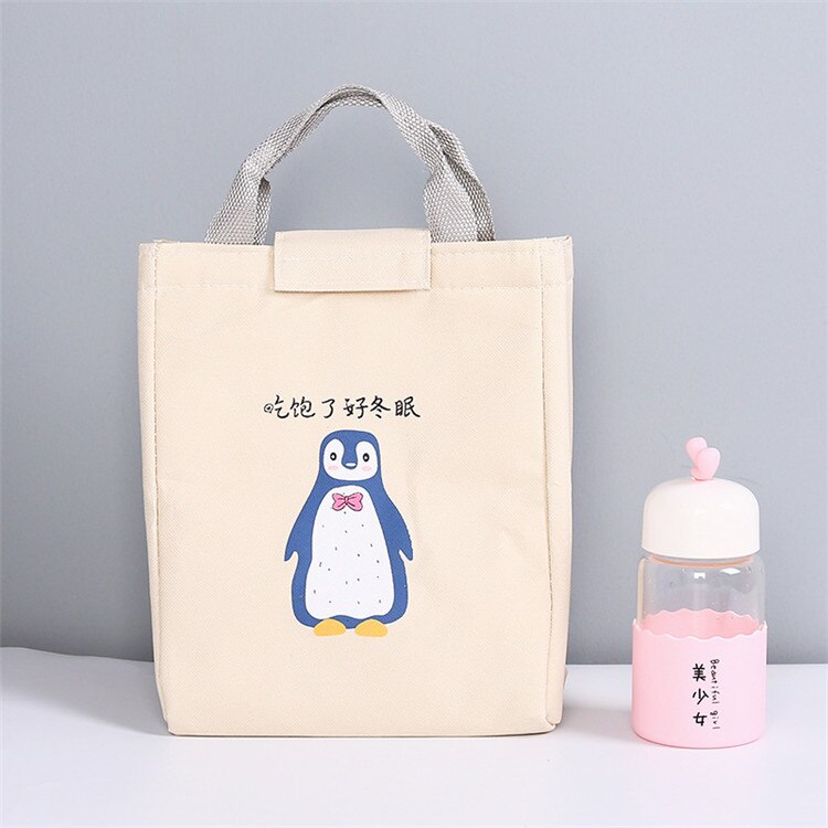 Bolsa térmica isolada para almoço, portátil, caixa, crianças, desenho animado, animal, praia, piquenique, feminino, menino, bolsa cooler, bolsa de mão: 12