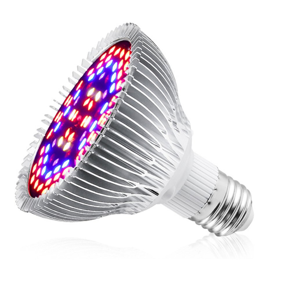 Led Plantengroei Licht Kas Zaailing Groeiende Plant Verlichting Hydrocultuur Indoor Groei Licht Plant Groente Groeilicht: E27-50W-78 LED lamp