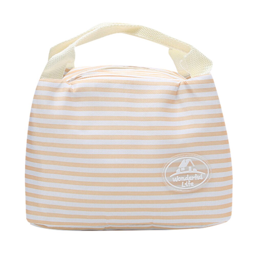 Lunch Bag Thermal Insulated Lunch Box For Kid Women Men Tote Cooler Zipper Bag Bento Lunch Pouch Storage Bags