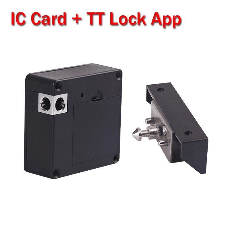 Smart Drawer Lock Intelligent Cabinet Locker Lock IC/ID Card TTLock APP Unlock Electronic Hidden Furniture Wooden Door Lock: IC card and App