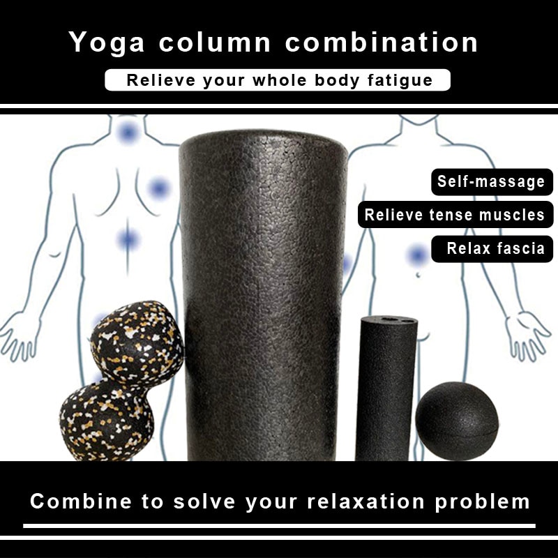 Bloque de Yoga pelota para hacer ejercicio conjunto del PPE de espuma de alta densidad de profundo masajes, Pilates muscular entrenamiento corporal para puntos de evento de formación