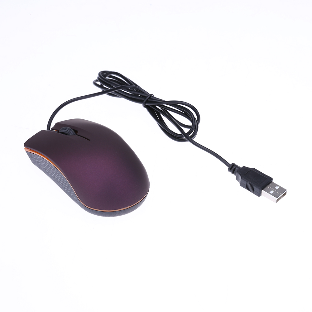 USB Wired Optical Mouse Ergonomic Gaming Mouse with 1200 DPI Precision Control and Customizable Buttons for PC Gamers