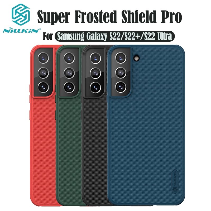Nillkin Voor Samsung Galaxy S22 Plus /S22 Ultra 5G Case Frosted Shield Pro Business Tpu Edge Hard Pc cover Voor Samsung Galaxy S22