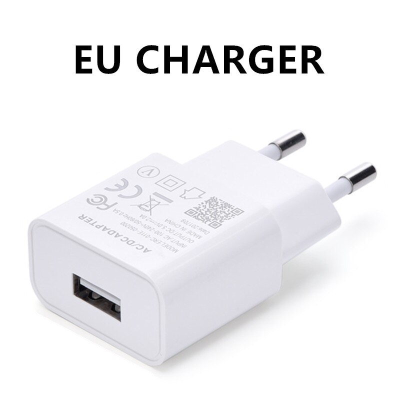 Voor Xiaomi Redmi 7 6 6A 5 Plus 4A 4X Note 8 5A 4 5 7 Pro S2 Mi 9 se A1 A2 8 Lite Usb 2A Oplaadkabel Lader Voor Huawei P30 Lite: EU Plug Charger