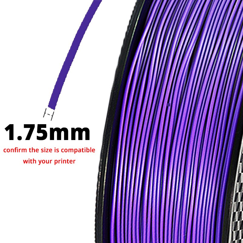 TOPZEAL Lila Farbe ABS Filament 3D Drucker Druck Material Liefert Rollen Geeignet für 3D Drucker Eine Rolle 1KG 1,75mm