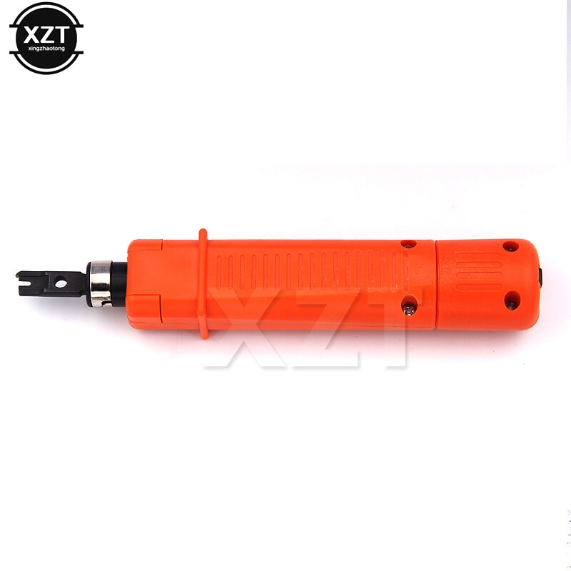 Network RJ45 RJ11 Cable Crimper Wire Cut Off Impact Punch Down Tool Impact Punch Down Insert Cutter Cable Terminat